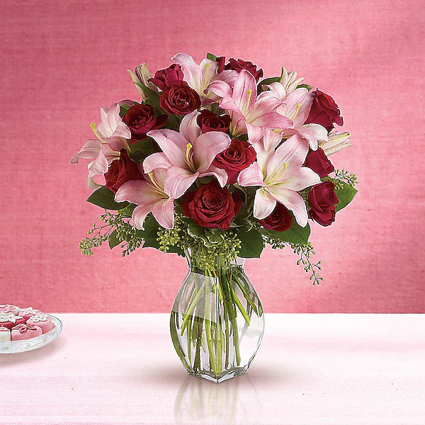 Lavish Love Bouquet with Long Stemmed Red Roses