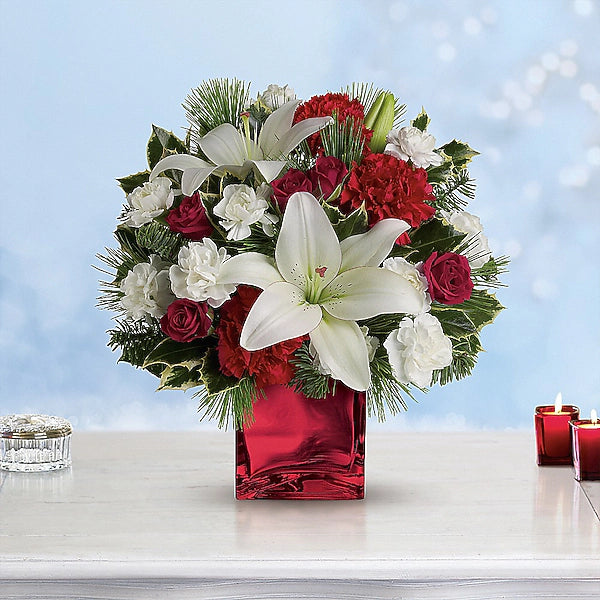 Caroling In The Snow by Teleflora